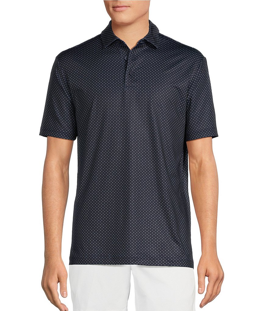 Cremieux Blue Label Performance Stretch Printed Short Sleeve Polo Shirt ...