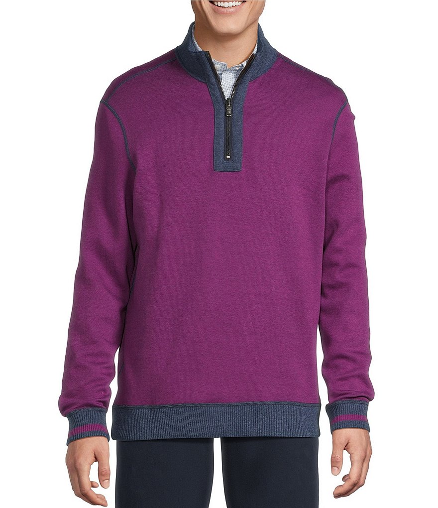 Cremieux Blue Label Reversible Quarter-Zip Pullover | Dillard's