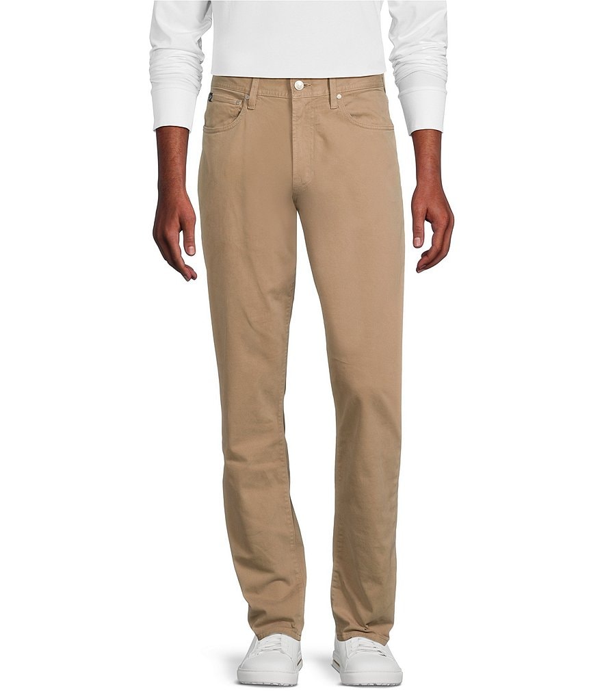 Cremieux Blue Label Soho Tailored-Fit 5-Pocket Sateen Stretch Pants ...