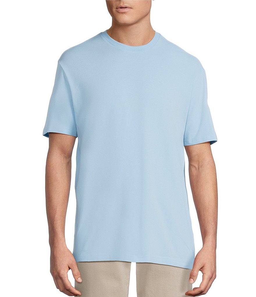 Cremieux Blue Label Solid Crewneck Short Sleeve T-Shirt | Dillard's