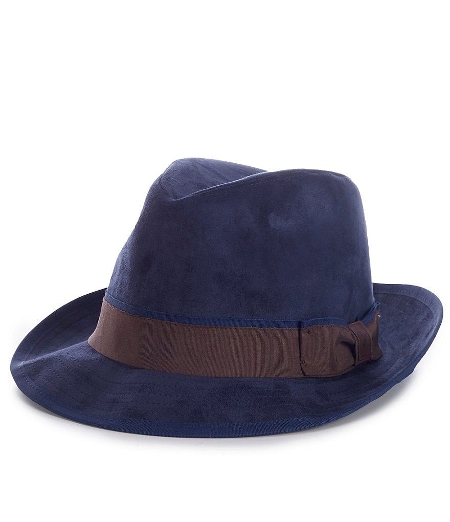 Cremieux Blue Label Two-Tone Band Micro Suede Fedora | Dillard's