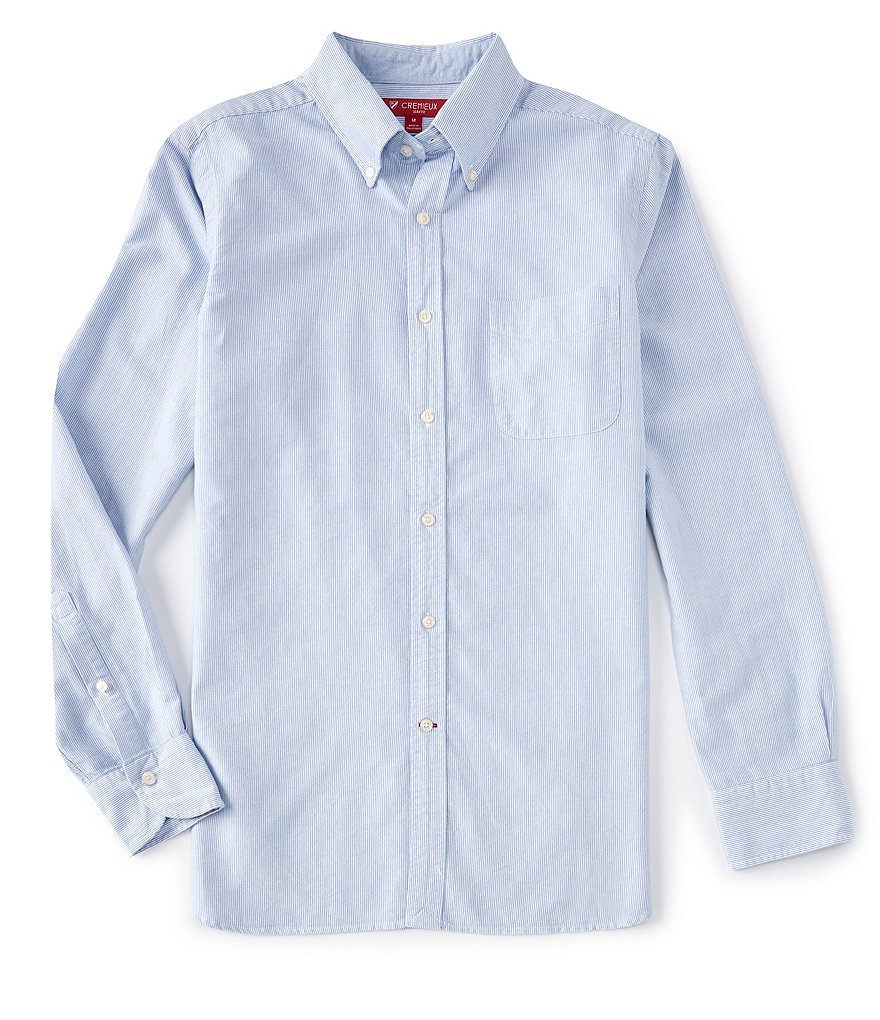 Cremieux Classic Slim-Fit Stripe Oxford Long-Sleeve Woven Shirt | Dillard's