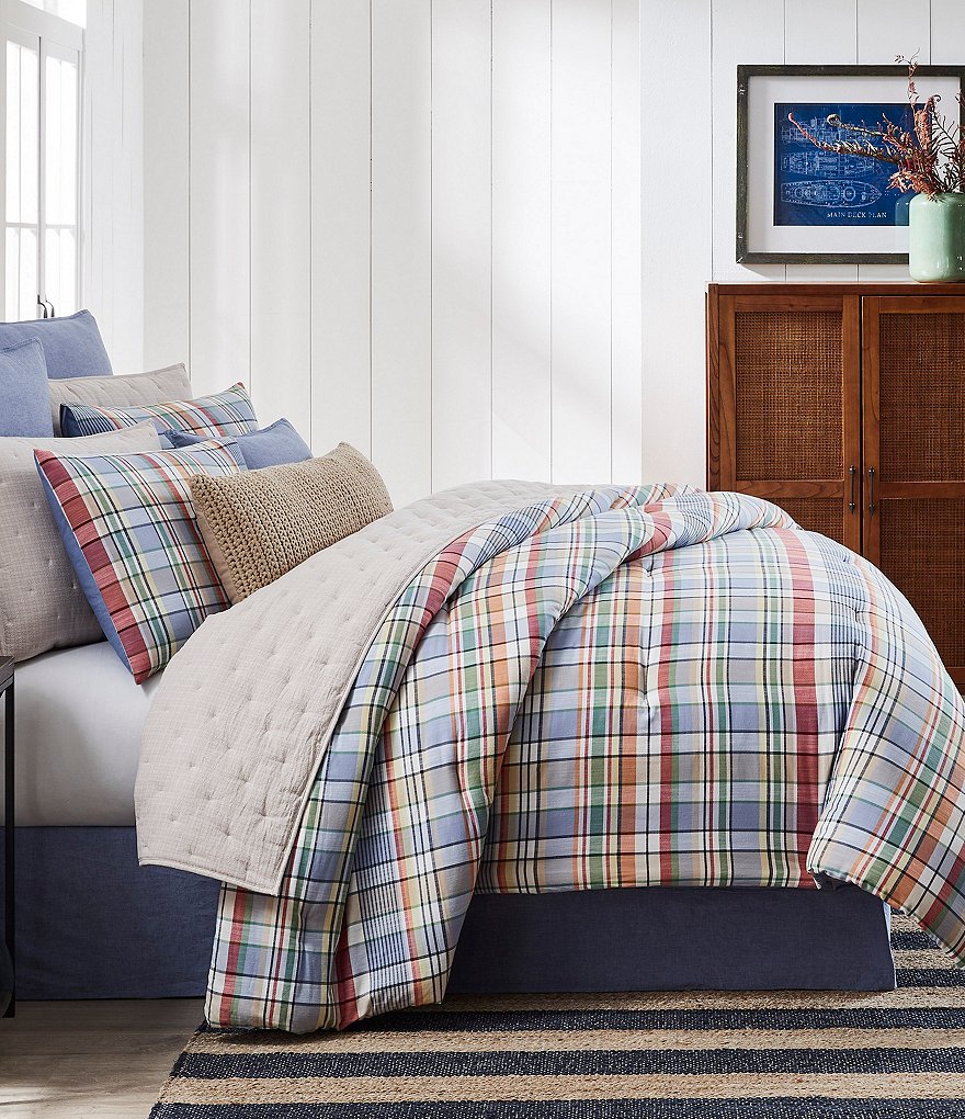 Cremieux Humphrey Woven Yard Dyed Plaid Comforter Mini Set