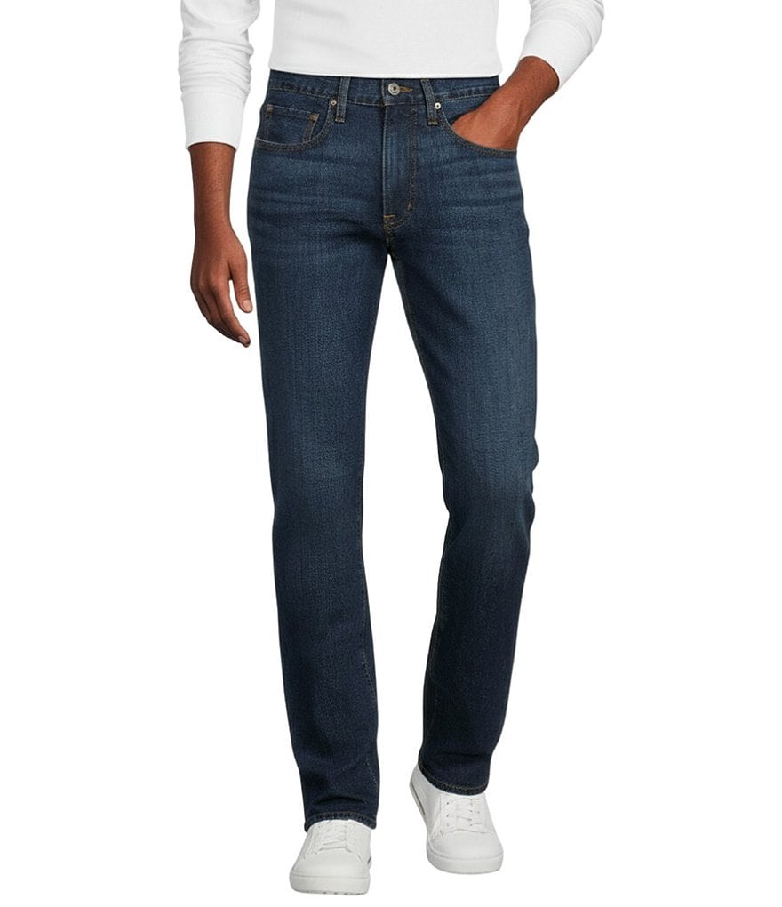 Big & Tall Straight Fit Stretch Jeans | Dillard's