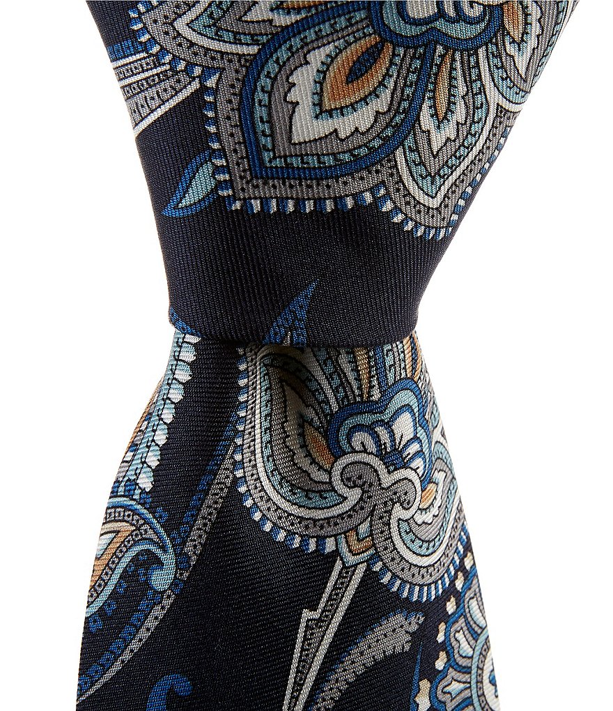 Cremieux Silas Paisley Print 3.4#double; Silk Tie