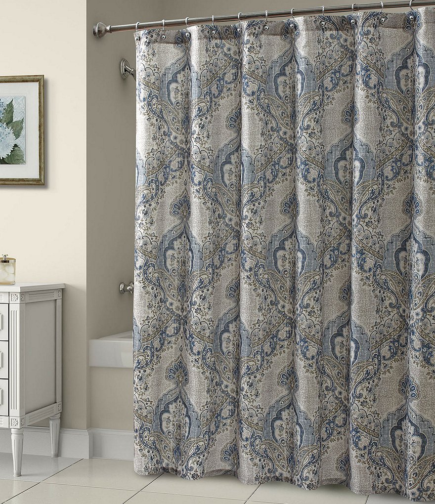 croscill maya damask shower curtain | dillards croscill maya damask shower curtain | dillards