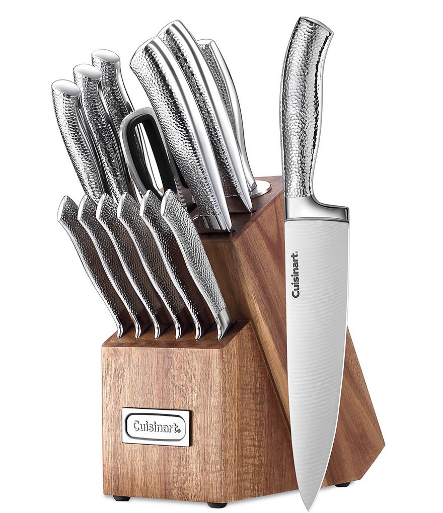 Cuisinart 15-Piece Classic Hammered Cutlery Set