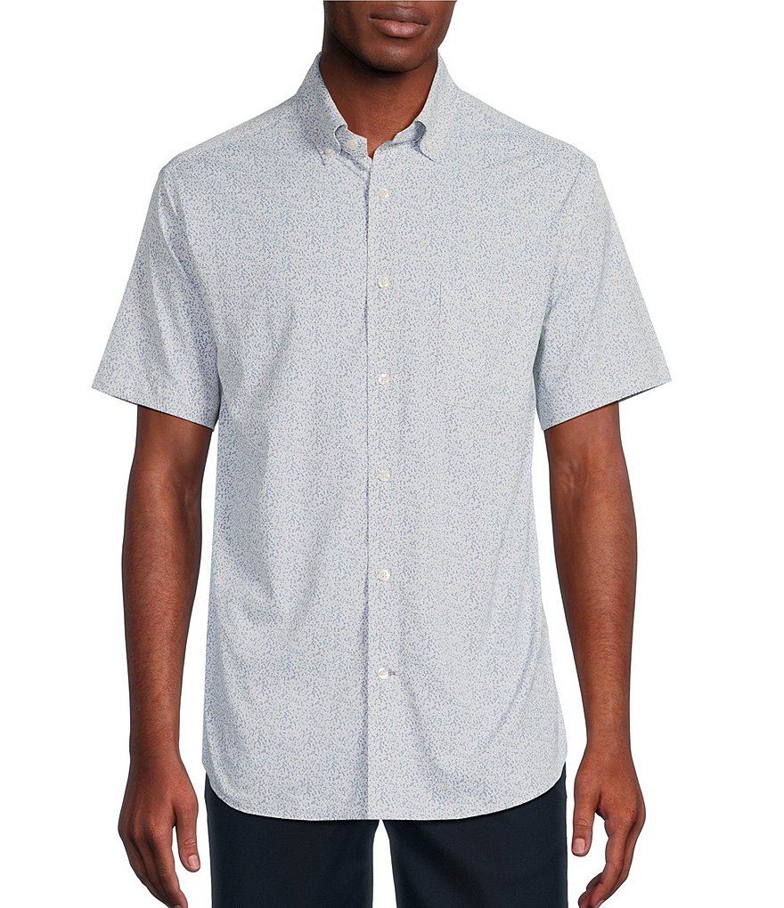 Daniel Cremieux Signature Label Santorini Pebble Print Short Sleeve ...