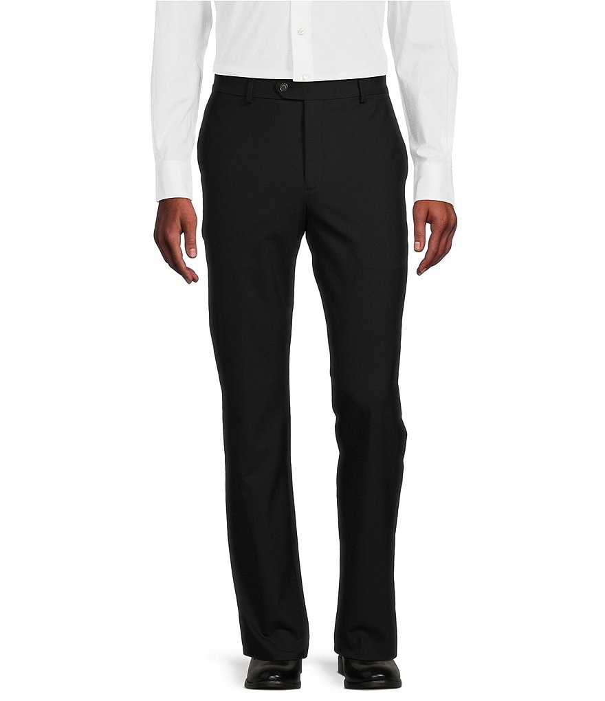 Daniel Cremieux Signature Label Stretch Flat Front Dress Pants