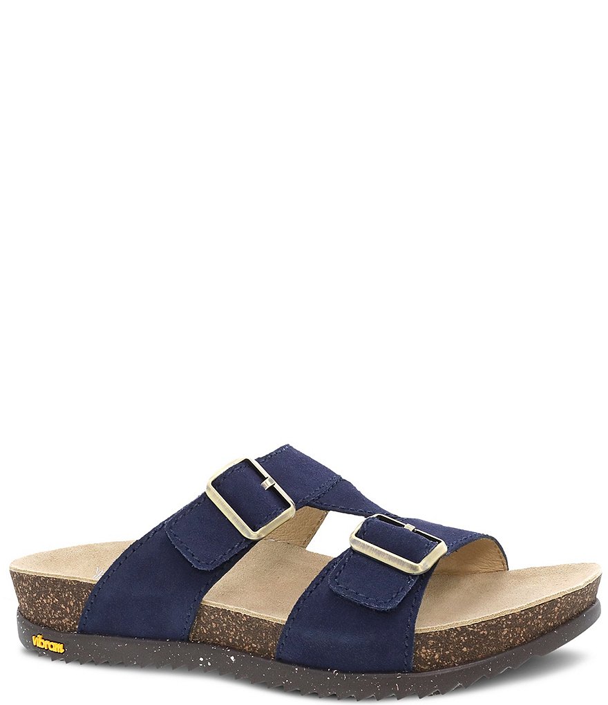 Dansko Dayna Suede Buckle Slide Sandals Dillard s