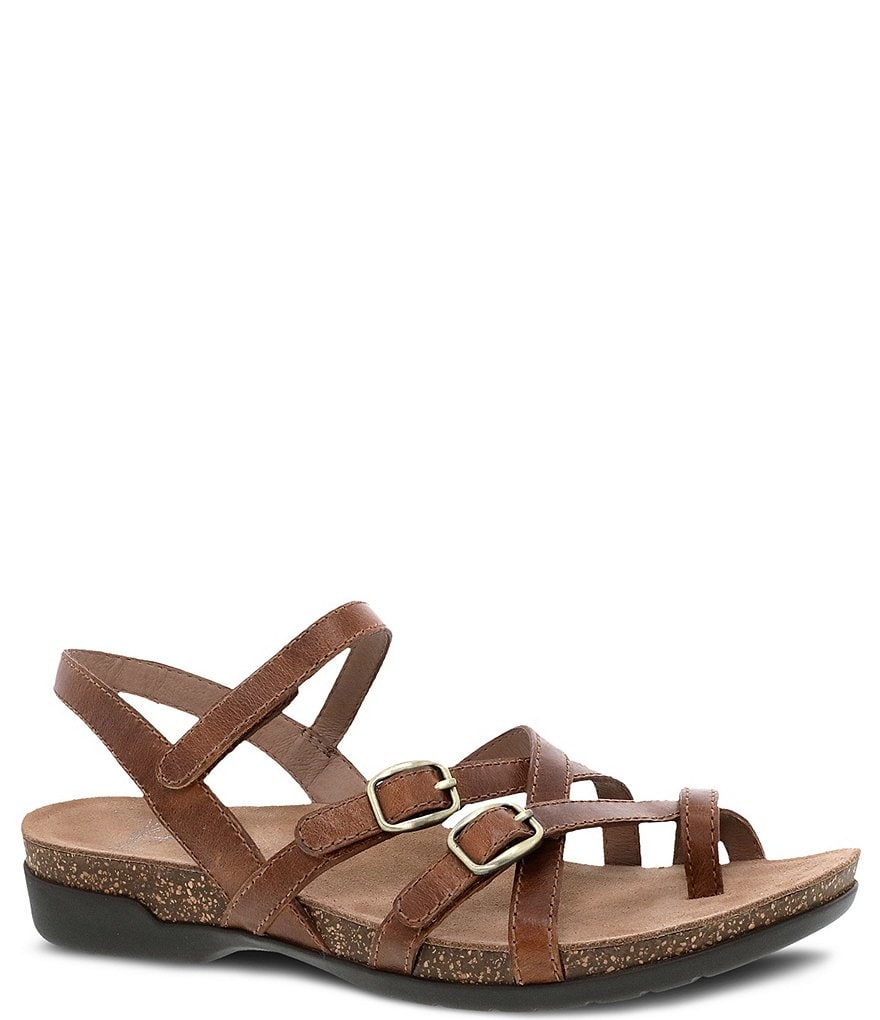 Dansko Roslyn Leather Strappy Thong Sandals Dillard s