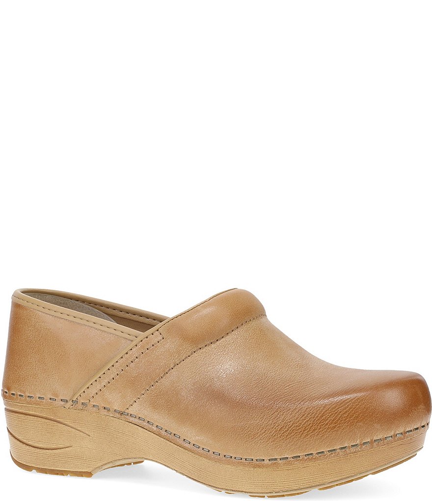 HOT Dansko Honey Distressed Personalized Clogs Dansko Honey - Main Image