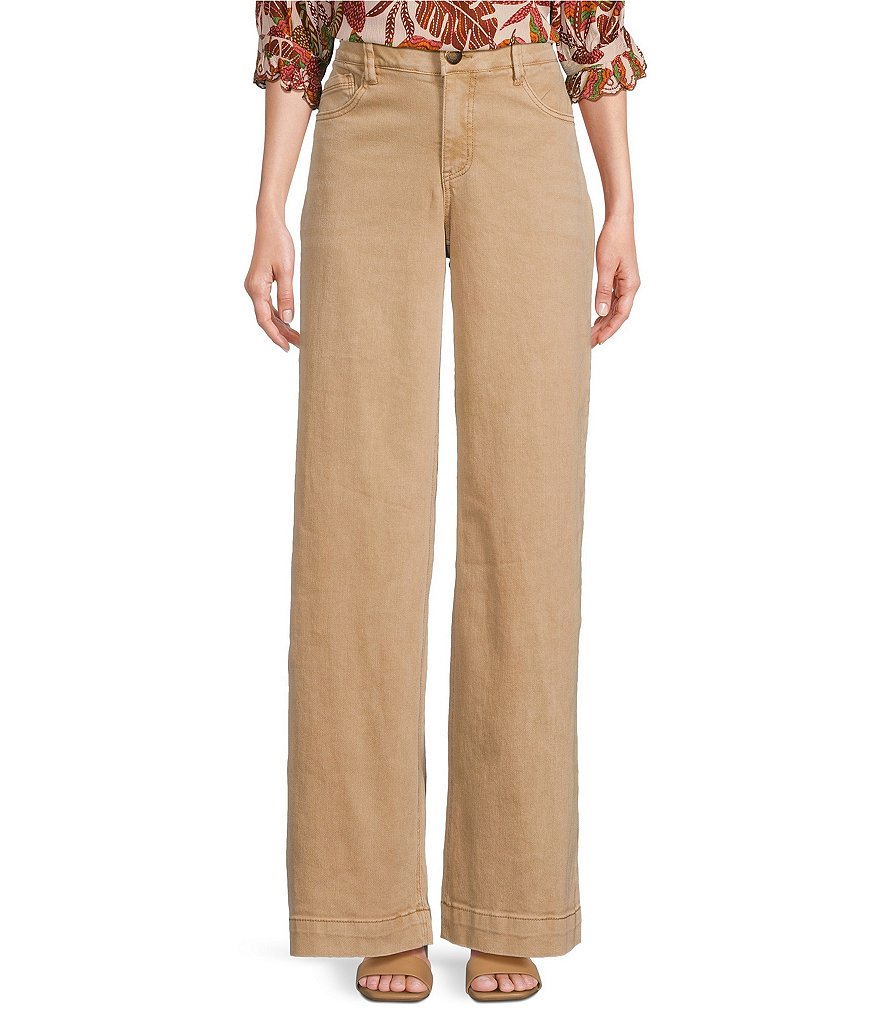 Dillards womens wide leg pants best sale