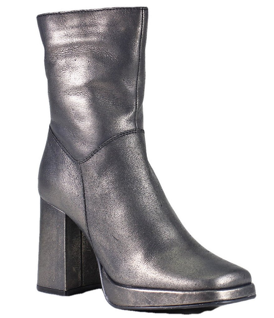 Diba True Mont Pelier Leather Platform Booties