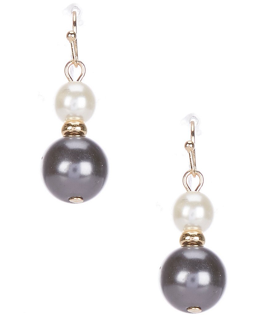 Dillards pearl outlet earrings