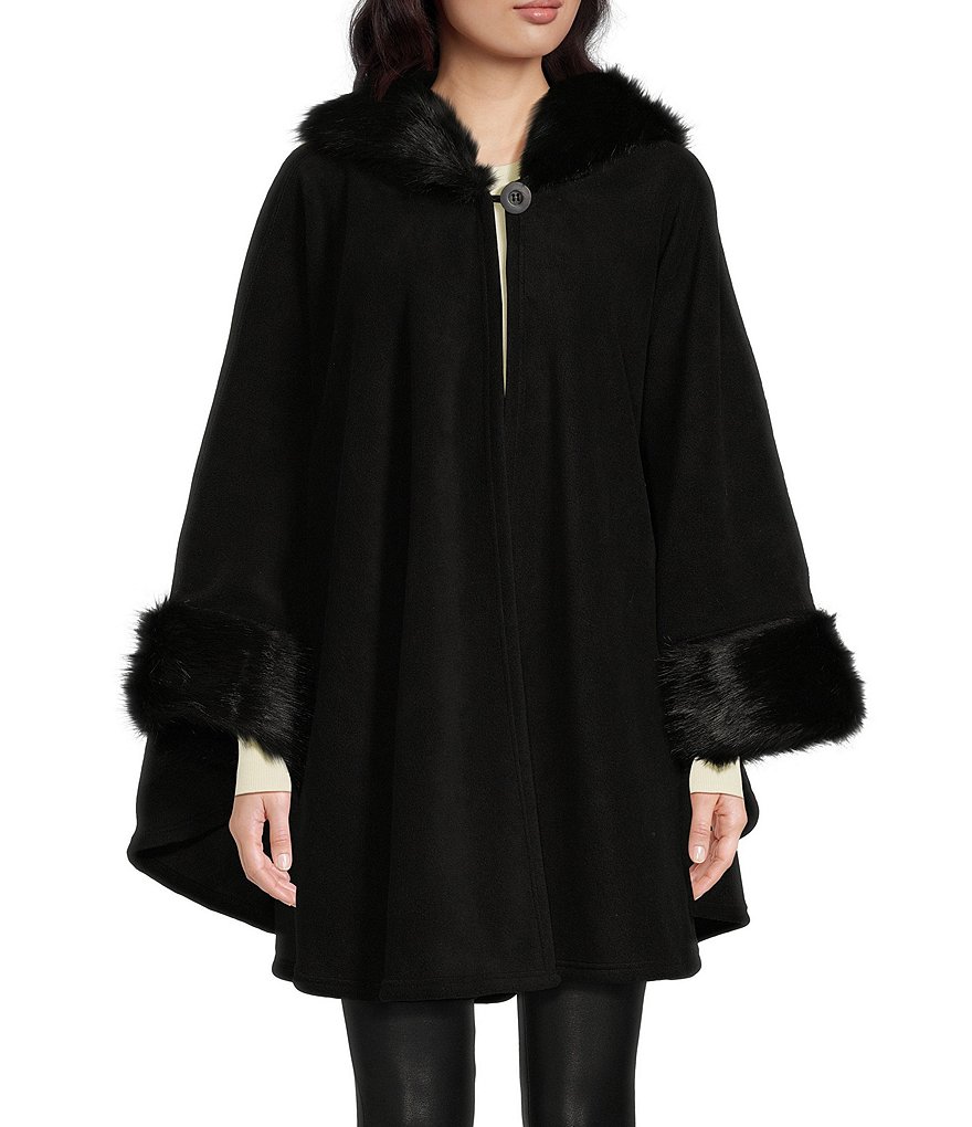 Dillards faux 2024 fur wrap