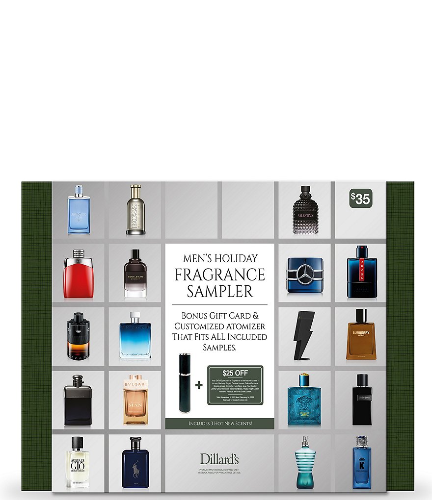Dillard's Men's Holiday Fragrance Sampler Gift Set