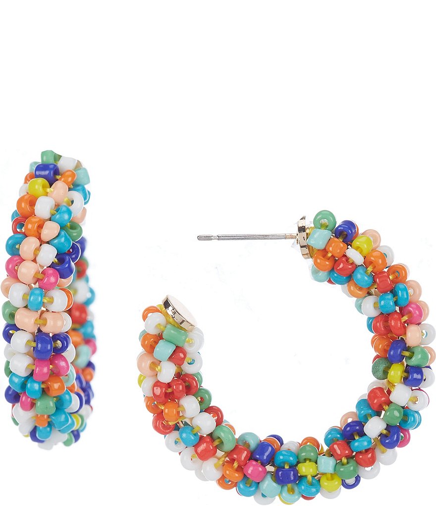 Animal Print Cross - Multicolor Drop Earrings – EJIJI Boutique