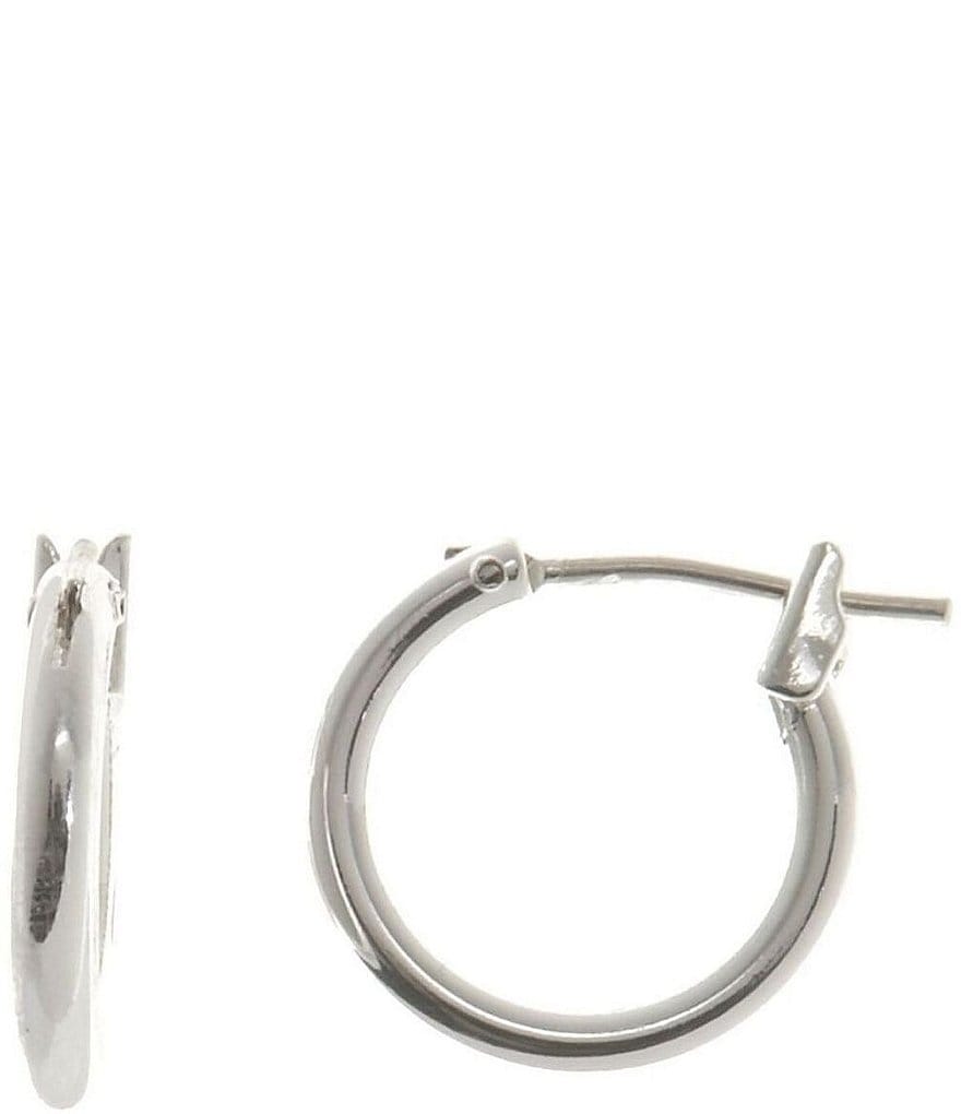 Dillard's Sterling Collection Small Hoop Earrings | Dillards