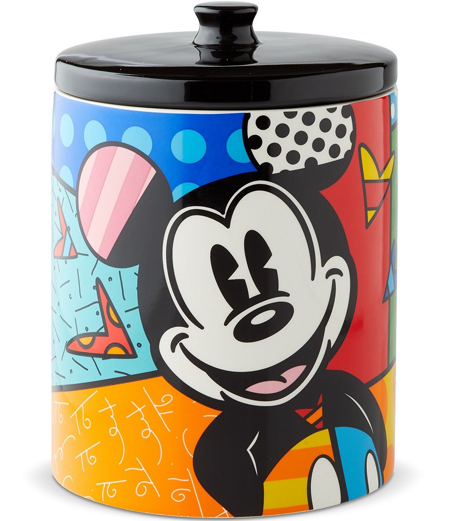 Department 56 Disney by Britto Mickey Mouse Canister Jar Dillard's