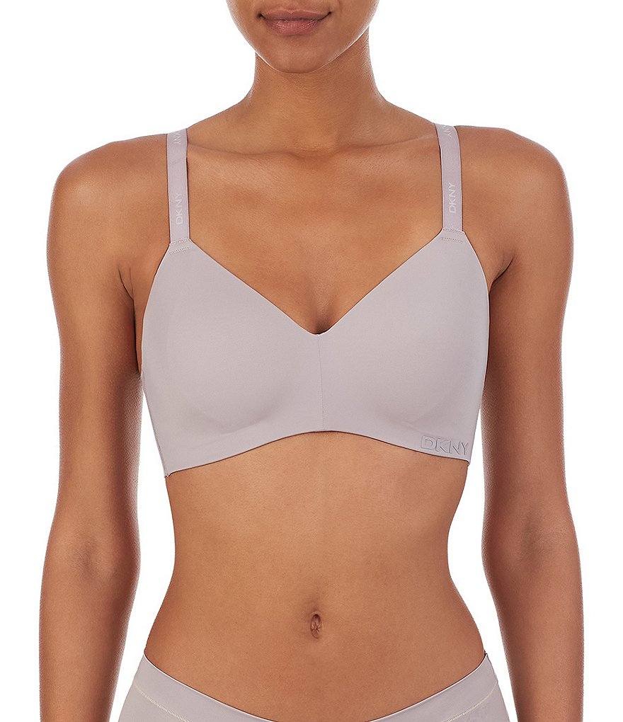 DKNY Sport Women's Ruched Racerback Low Impact Sports Bra (Sour Apple,  Small) Classic White at  Women's Clothing store