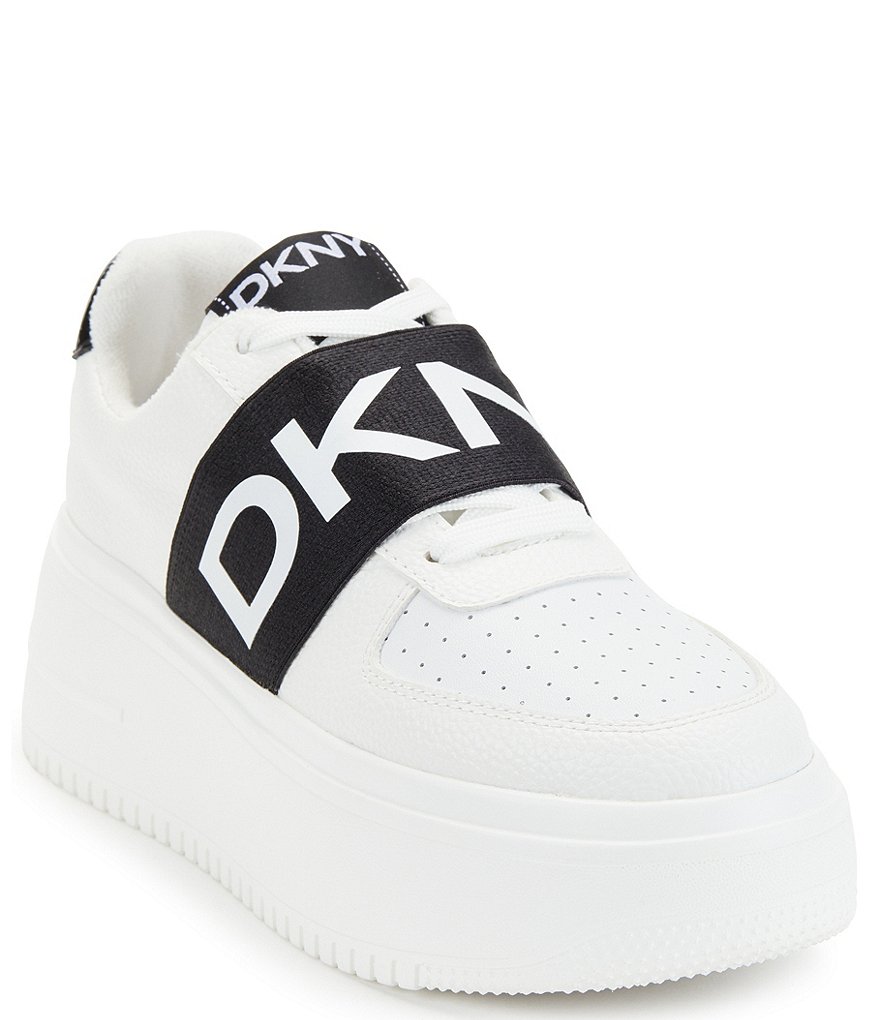 Inde nationalisme Betjene DKNY Madigan Slip Logo Platform Sneakers | Dillard's