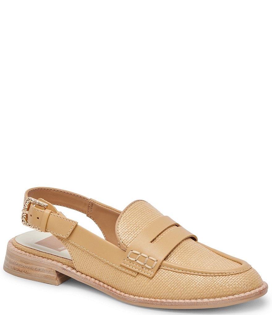 Dolce Vita Hardi Raffia Slingback Loafers | Dillard's