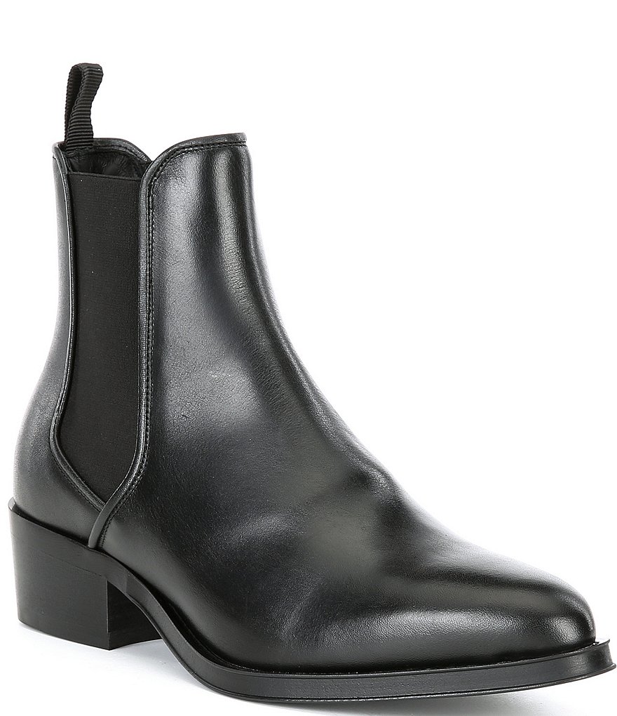 DONALD PLINER Men\'s 10.5  11 Leather Dress Chelsea Boots Brazil Preppy Classic DONALD PLINER Men main image 2