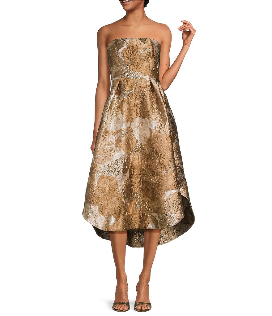 slim fit dress slacks Donna Karan Metallic Bugle Beaded Dress UK S main image 0