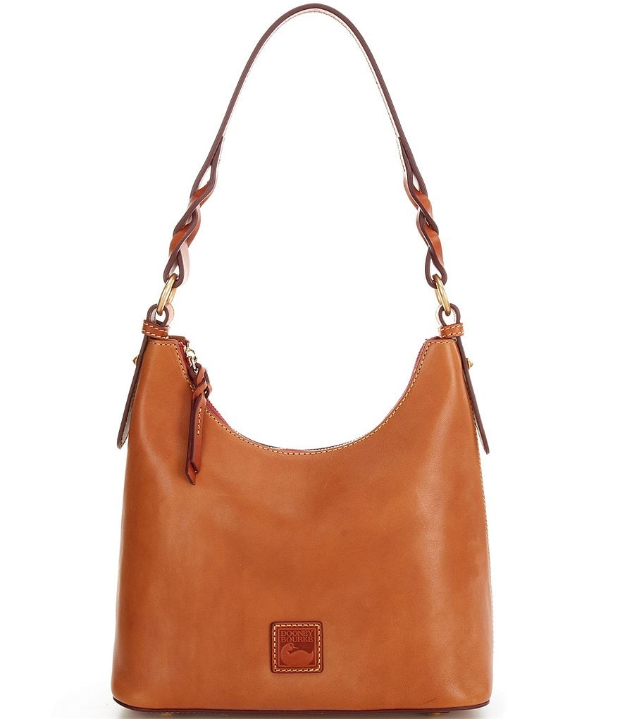 DOONEY & BOURKE tan logo hobo bag orders