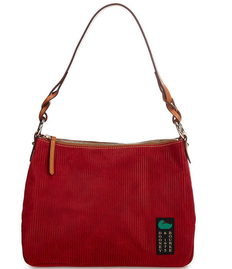 Chloe 30 Suede Stripe Shoulder Bag
