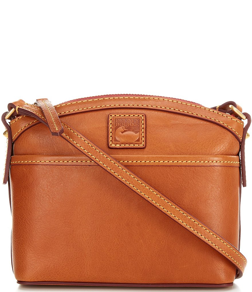 Dooney & Bourke Florentine Domed Leather Crossbody Bag | Dillard's