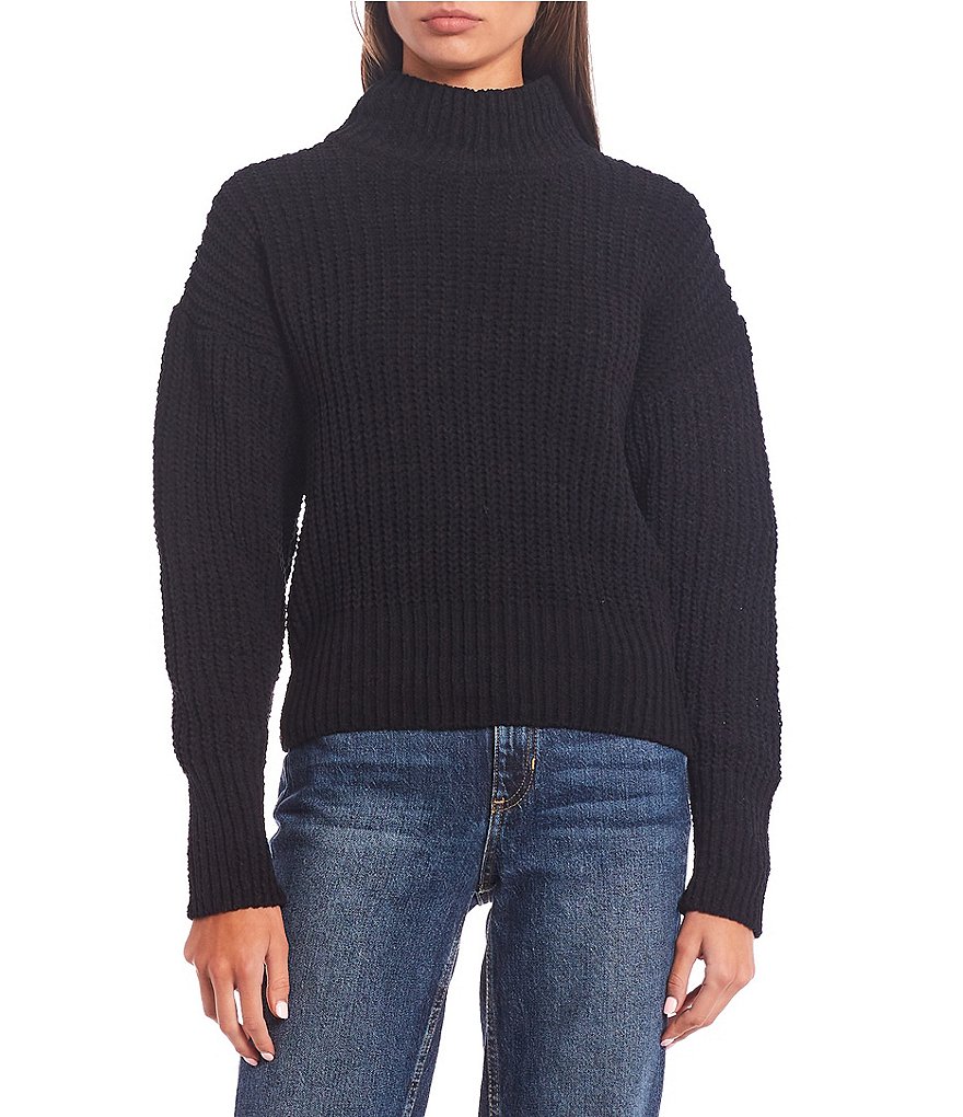 Double Zero Turtleneck Drop Shoulder Sweater Dillard s