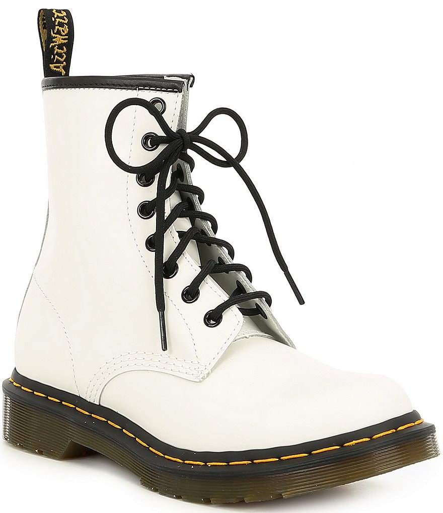 Dr. Martens Women's 1460 Smooth Leather Combat Boots | Dillard's