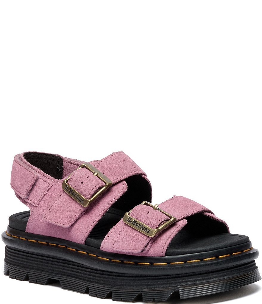 Dr. Martens Women's Zebzag Suede Platform Sandals | Dillard's