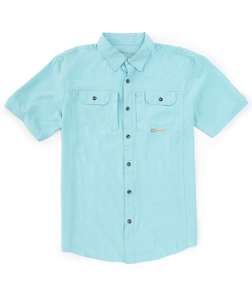 Drake Men's Wingshooter Trey Short Sleeve Shirt - 737480, Shirts & Polos at  Sportsman's Guide