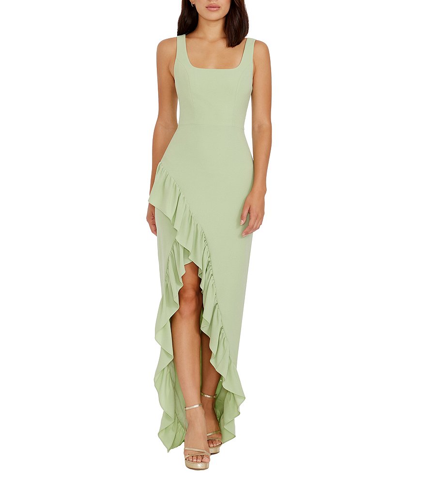 Dress the Population Charlene Square Neck Sleeveless Dress the Population Charlene Square Neck Sleeveless
