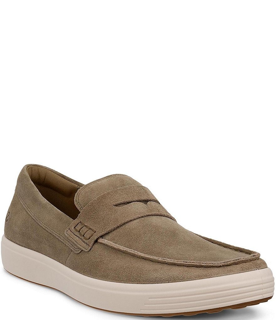 ECCO Men's Soft 7 Suede Penny Loafers | Dillard's