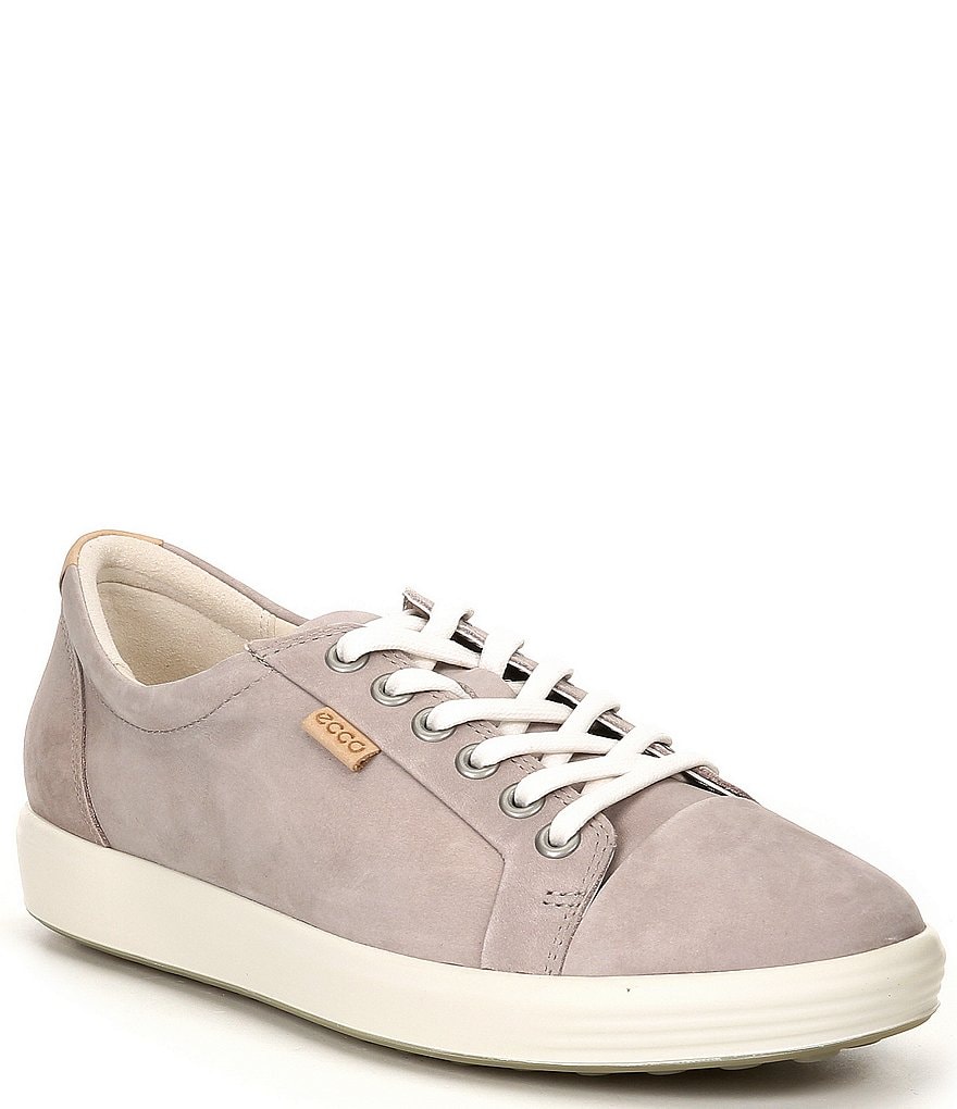 ECCO Women's Soft VII Leather Lace-Up Sneakers | Dillard's