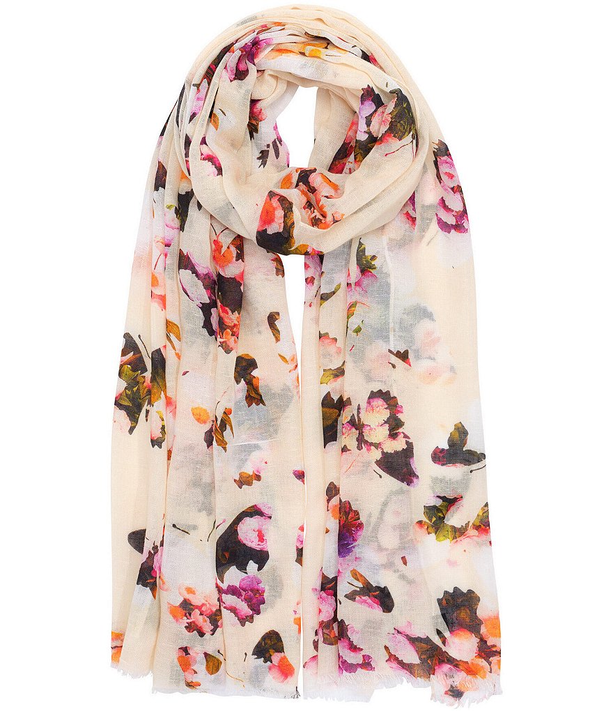 Echo Flying Around Floral Scarf Wrap | Dillard's