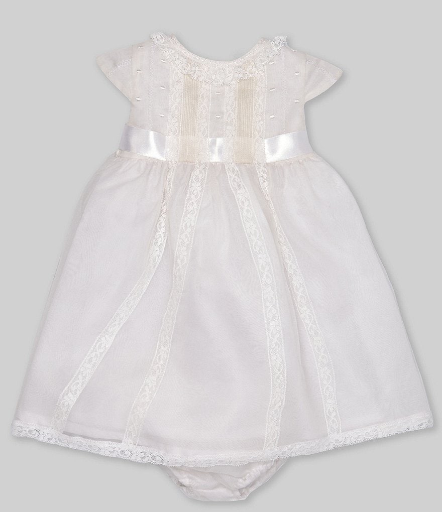 Edgehill Collection Baby Girls 3-24 Months Lace Heirloom Collection ...