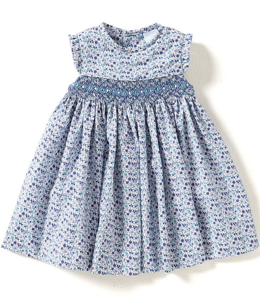 Edgehill Collection Baby Girls 3-24 Months Smocked Print Dress | Dillards