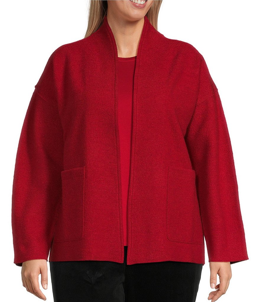 Eileen factory fisher wool coatigan size 2 x