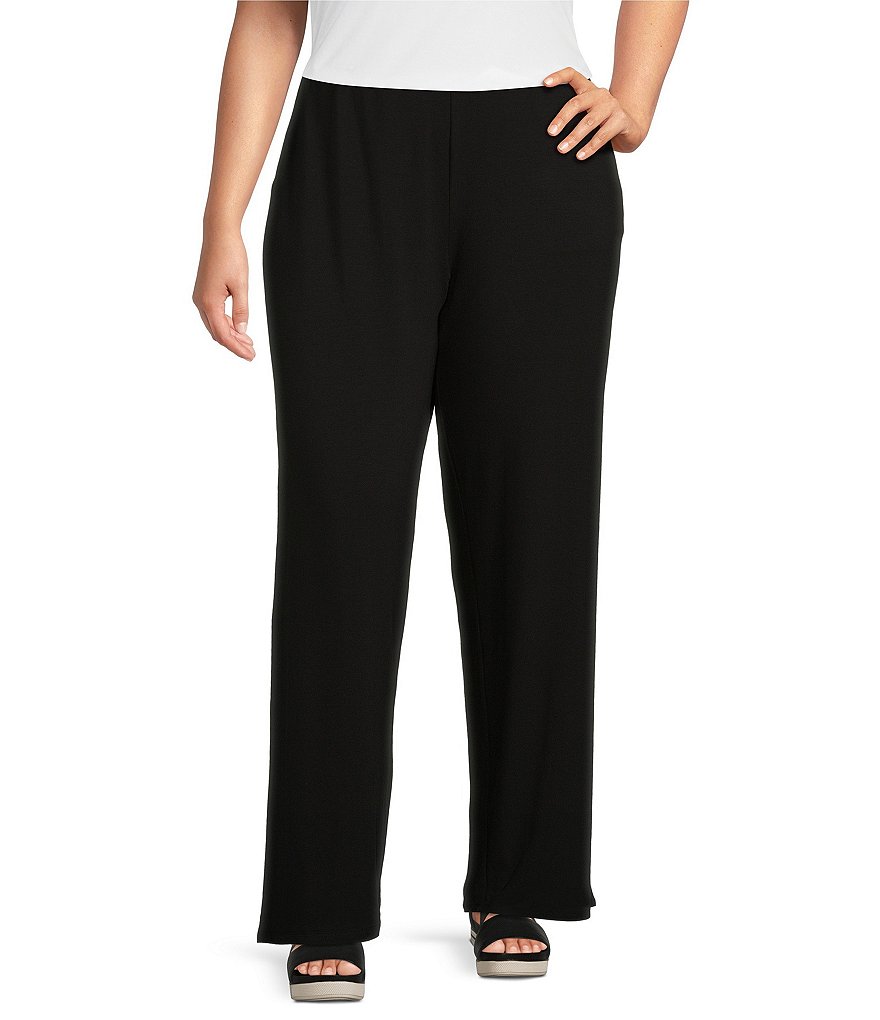 Eileen Fisher Plus Size Tencel™ Lyocell Stretch Knit Jersey