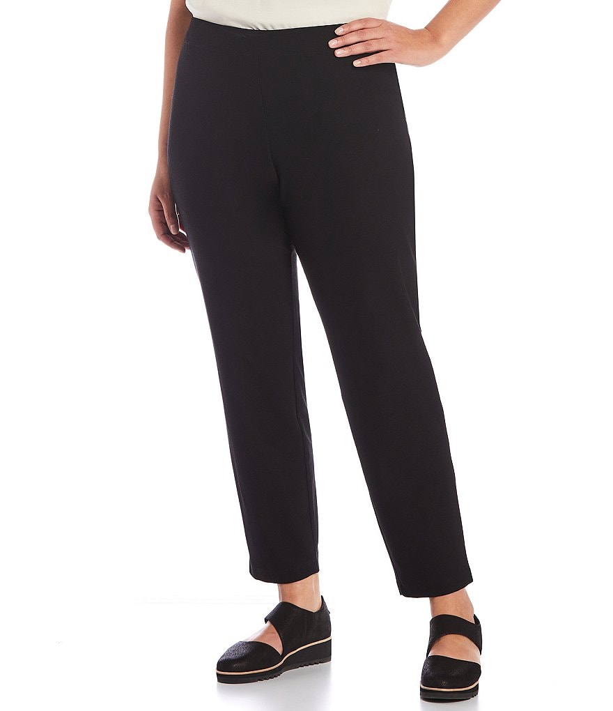 Eileen Fisher Plus Slim Ankle Pants | Dillards