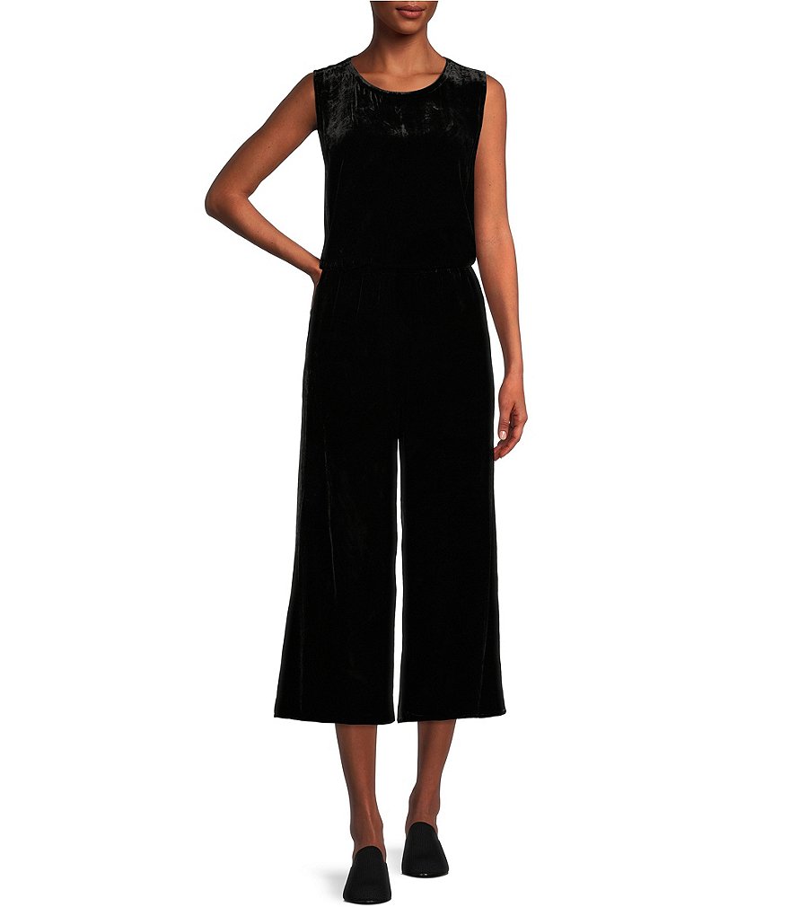 eileen fisher cropped jumpsuit