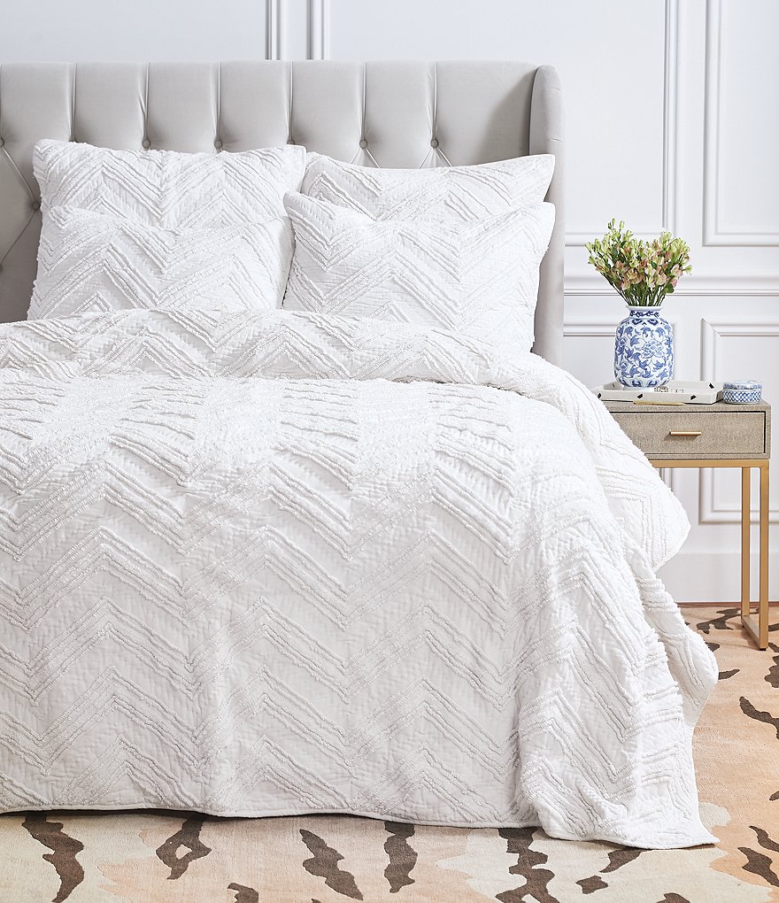 ELISABETH YORK Candlewick Textured Cotton Chenille Quilt | Dillard's