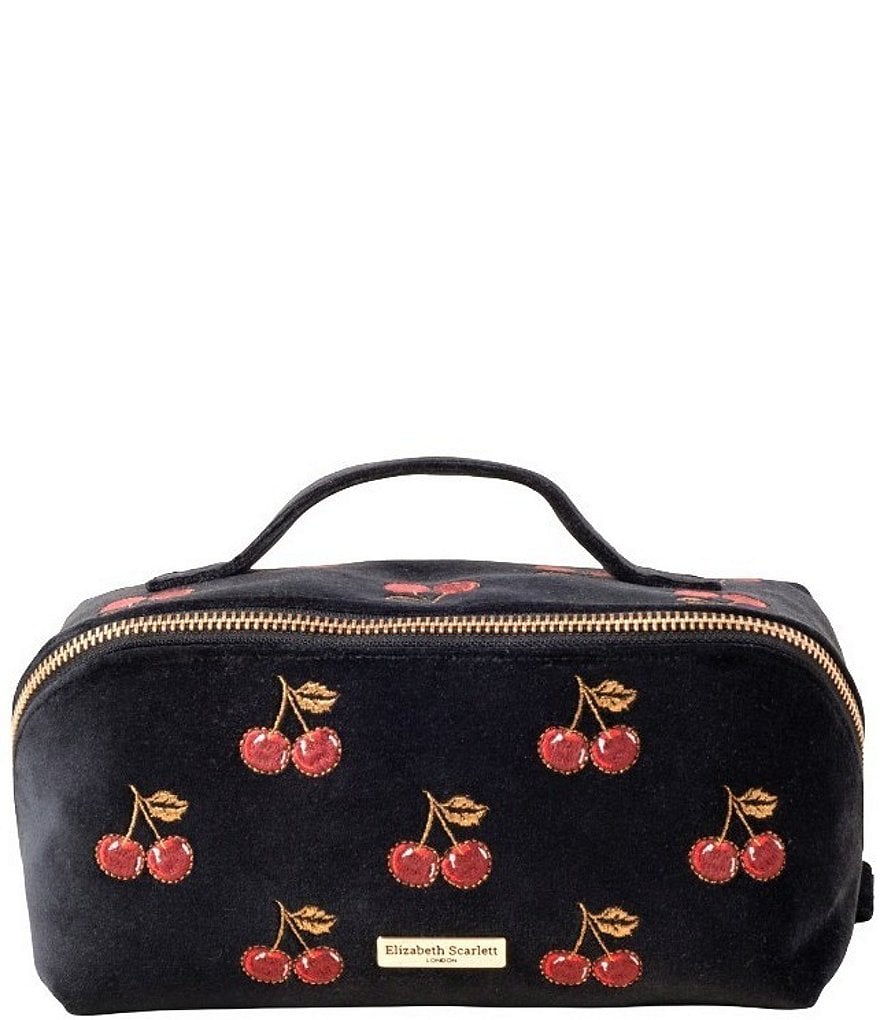 Elizabeth Scarlett Cherry Open Flat Makeup Bag | Dillard's