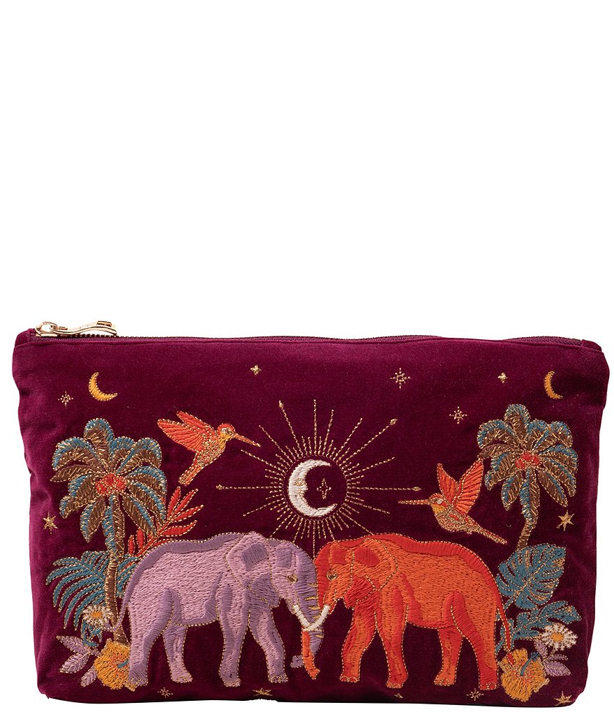 送料関税込 Elizabeth Scarlett/Baby Elephant Everyday Pouch CelestialElephantNavyVelvetEve
