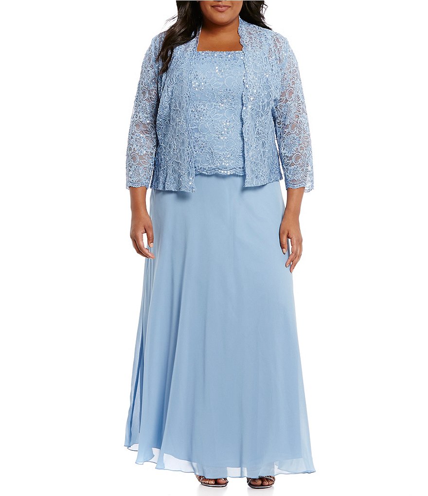 Emma Street Plus 2-Piece Lace Jacket Dress | Dillards